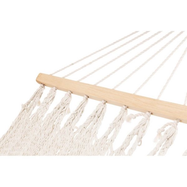Amaca con asta e rete bianca 100×200 cm – KAELIS