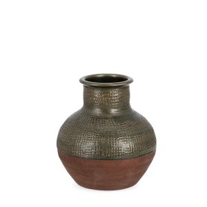 Vaso terracotta verde H35 - ASTERION
