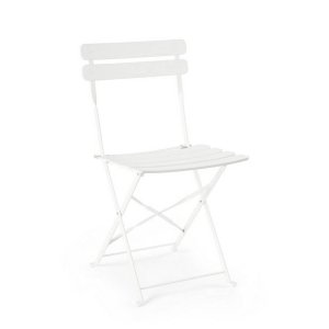 Sedia pieghevole bianco (2 Pezzi) - LAZIEL