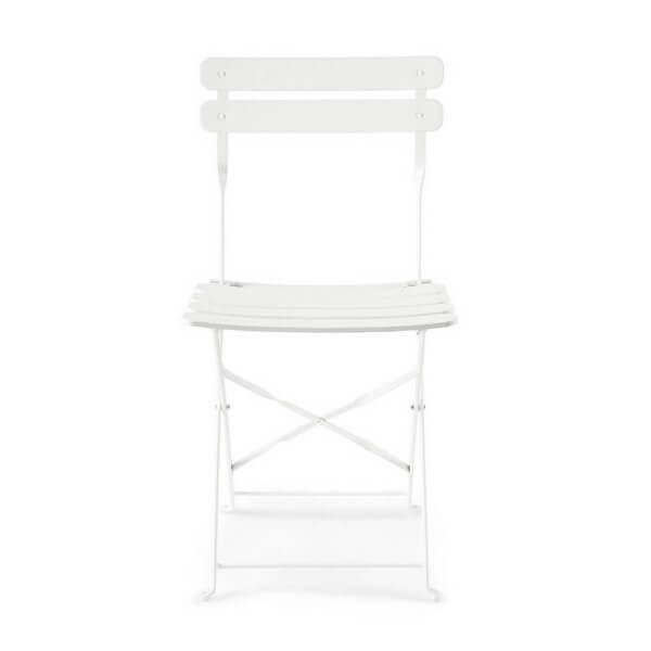 Sedia pieghevole bianco (2 Pezzi) – LAZIEL
