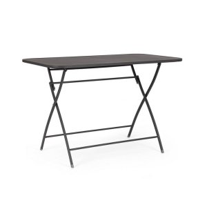 Tavolo pieghevole rettangolare 110x70 antracite - ZAMIRA
