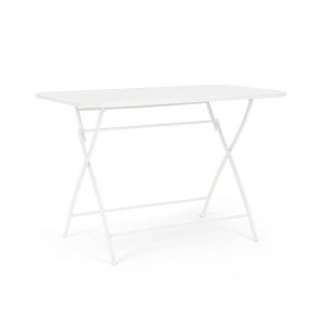 Tavolo pieghevole rettangolare 110x70 bianco - ZAMIRA