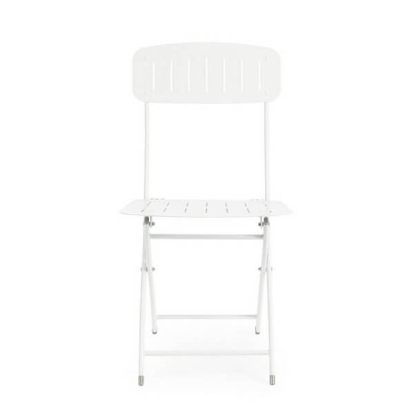 Sedia pieghevole bianco (2 Pezzi) – ZAMIRA