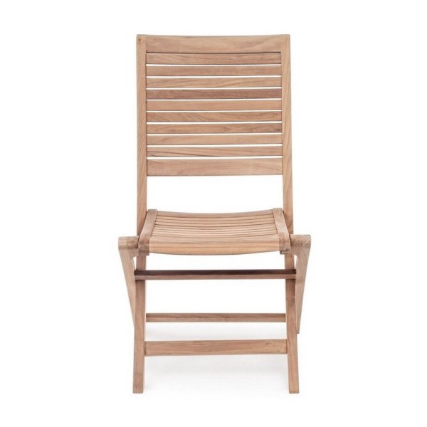 Sedia pieghevole in legno da esterno (2 Pezzi) – CHARMING