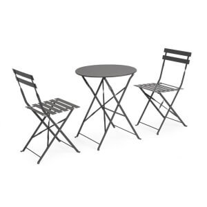 Set bistrot tavolino con sedie da terrazzo - ORLIX