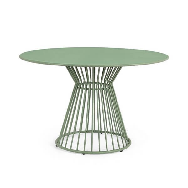 Tavolo rotondo da giardino diametro 120 cm - ORLI - Verde