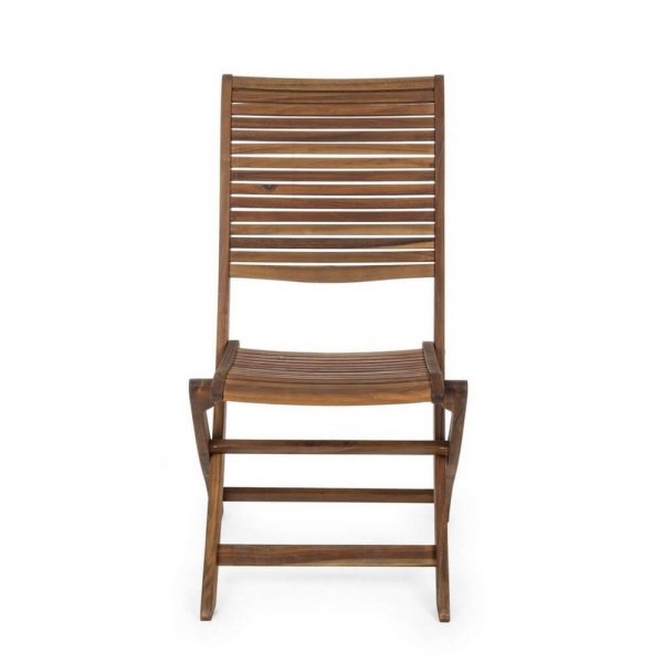 Sedia pieghevole in legno da esterno (2 Pezzi) – SERENITY