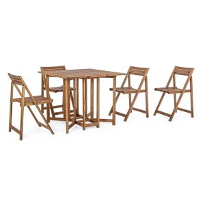 Set Tavolo con 4 Sedie in legno - SERENITY
