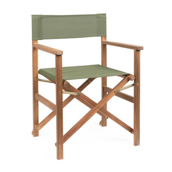 Sedia Regista pieghevole in legno (6 Pezzi) - SERENITY - Verde Scuro