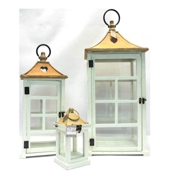 Set di 3 lanterne (2 Pezzi) - CIELO