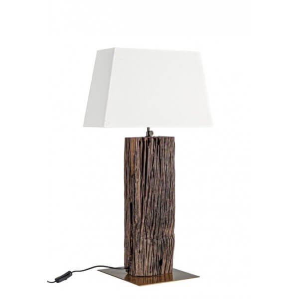 Lampada da Tavolo di design in legno di Teak - ANANYA