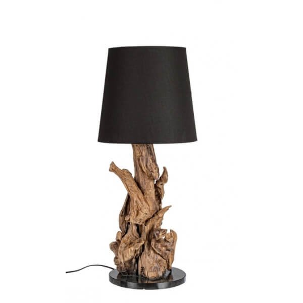 Lampada da Tavolo di design in legno di Teak - ANANYA