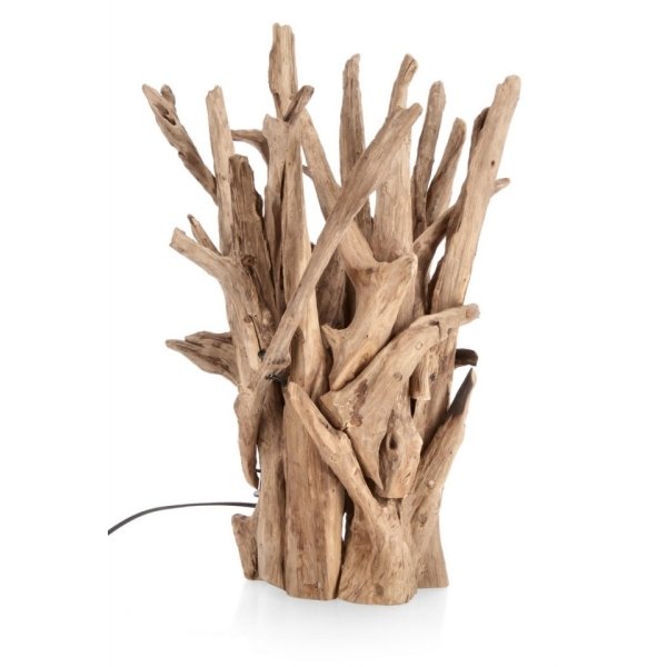 Lampada da Tavolo di design in legno di Teak - ANANYA