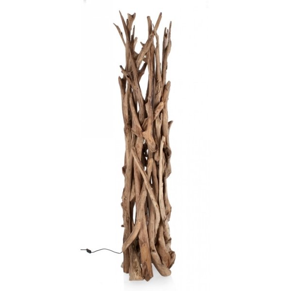 Lampada da Tavolo di design in legno di Teak - ANANYA