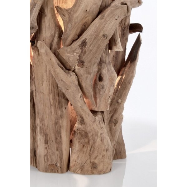 Lampada da Tavolo di design in legno di Teak – ANANYA