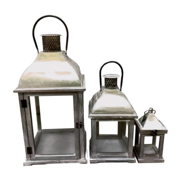 Set di 3 lanterne - GILDA