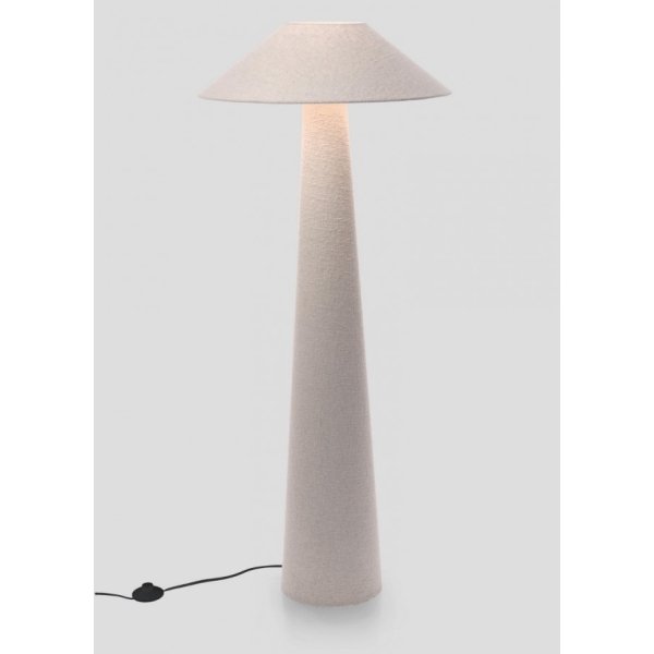 Piantana lampada da terra in tessuto Bouclè H120 – KIAN
