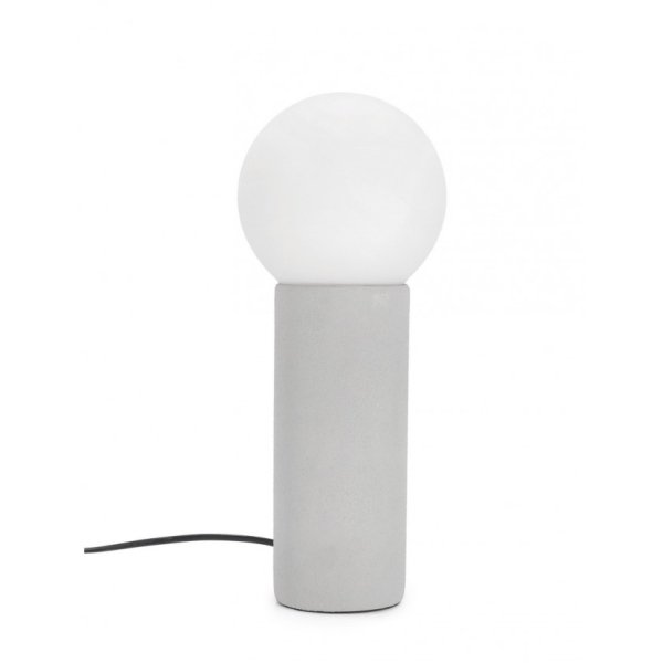 Lampada da tavolo in ceramica con paralume - JOVAN
