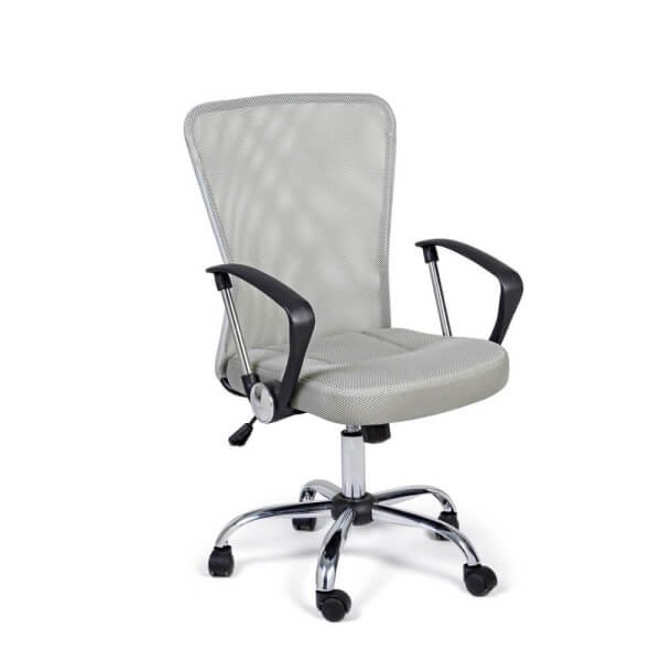 Sedia Ufficio in Tessuto Blu Moderna con Ruote - SERAPHIC