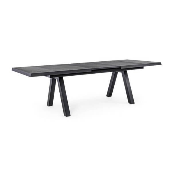 Tavolo Allungabile Alluminio Antracite Moderno da Esterno - KRION - Antracite