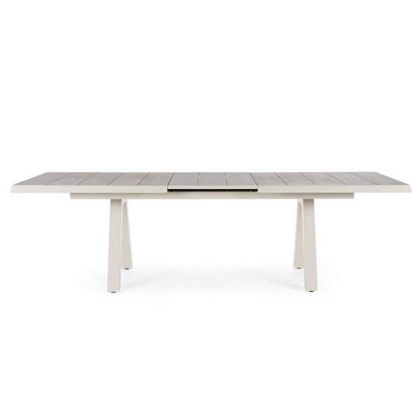 Tavolo allungabile da esterno in alluminio 205-265×103 – KRION