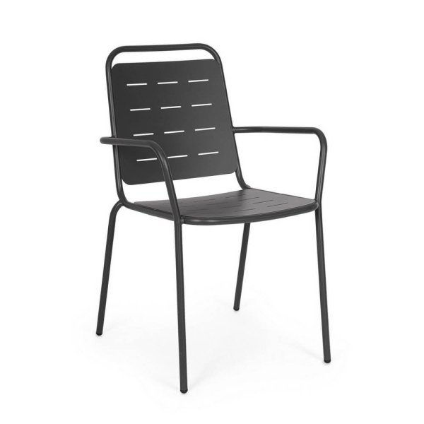 Sedia da esterno con braccioli (6 Pezzi) - YARA