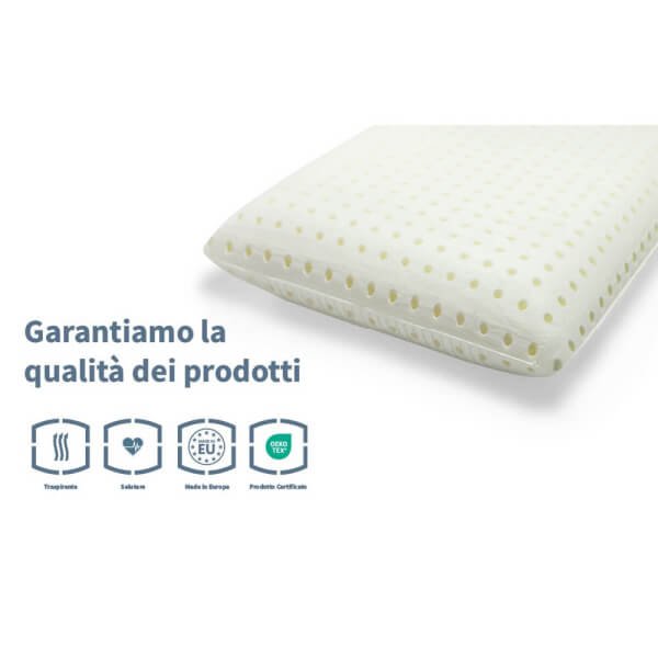 Cuscino saponetta Memory forato 72x42x12 – NUVOLA