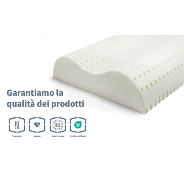 Cuscino a onde forato 71x42x13 – PANNA