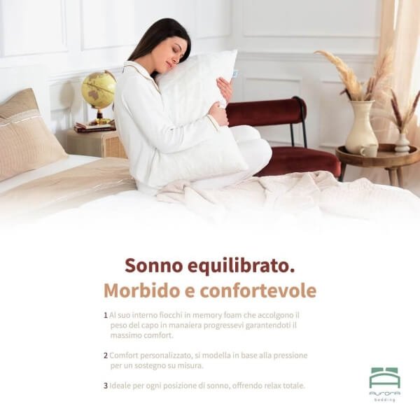 Cuscino in fiocchi di Memory foam – FIOCCO