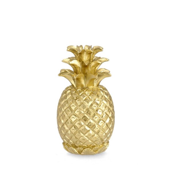 Decorazione Ananas Poliresina Oro Moderna H30 cm - RASHID