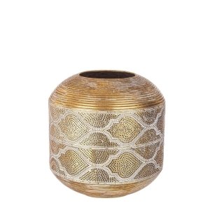 Lanterna in Metallo Marrone Stile Etnico da Interno - PRICE