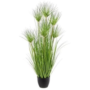 Set 6 Piante Decorative Plastica Verde da Interno H90 cm - ECLISSE