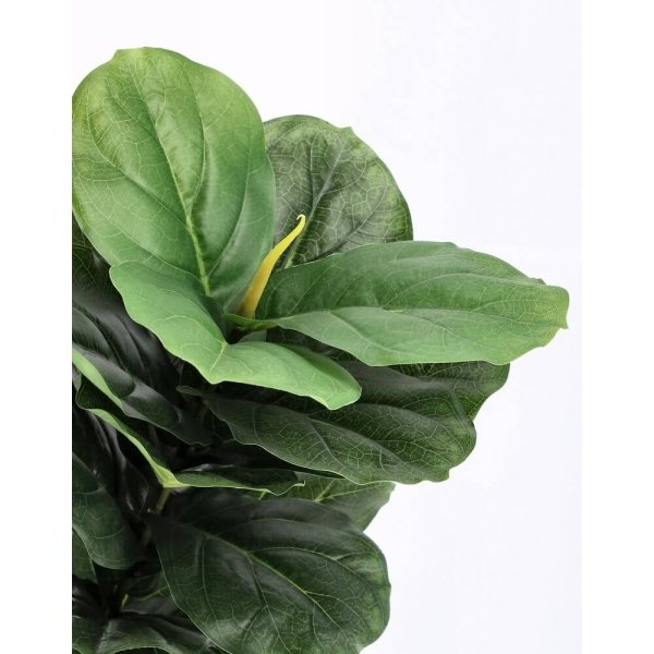 Alternative view of Set 4 Piante Artificiali Plastica Verde da Interno H120 cm - EMBRACIA