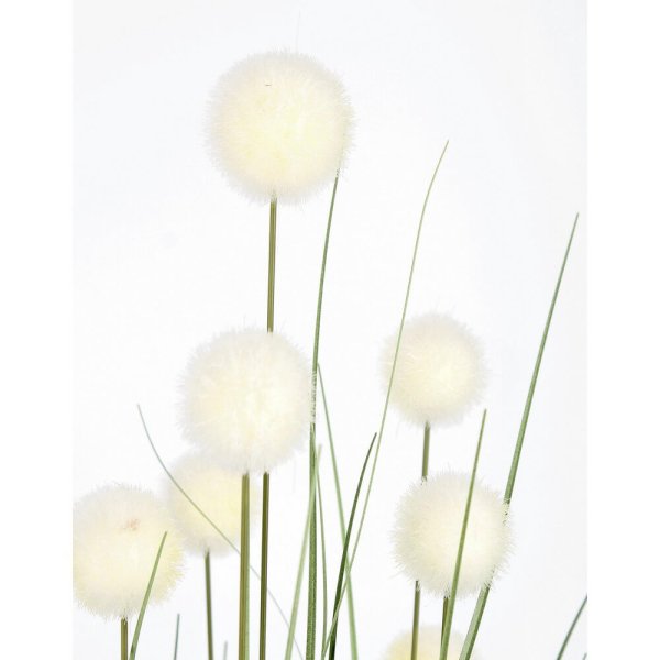 Alternative view of Set 6 Piante Eriophorum Plastica Verde da Interno H110 cm - IMPERIALE