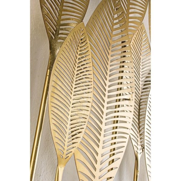 Alternative view of Decorazione da Parete Acciaio Oro Moderna 52x95 cm - HERNANDEZ