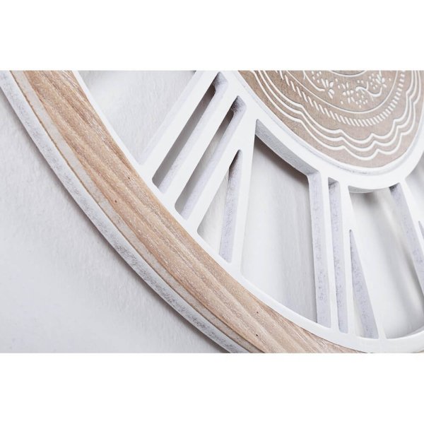 Alternative view of Orologio Parete Legno Naturale Boho da Interno 60 cm - REGALITÀ
