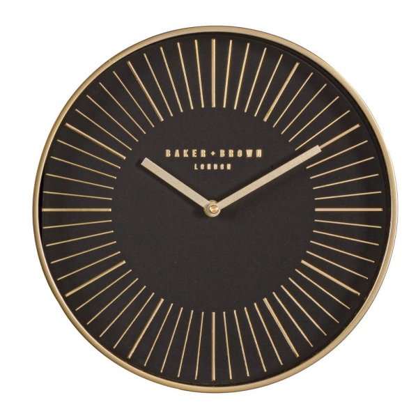 Orologio da Parete Plastica Nero Moderno Ø50 cm - EMPYREAL