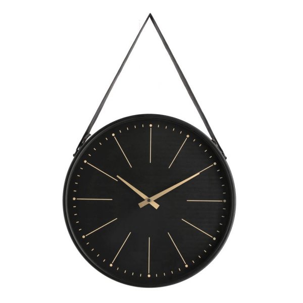 Orologio Parete con laccio 40X66 (3 Pezzi) - SIL - Nero