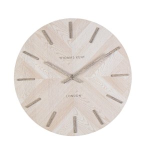 Orologio da Parete in Mdf Naturale Stile Moderno Ø50 cm - EMPYREAL
