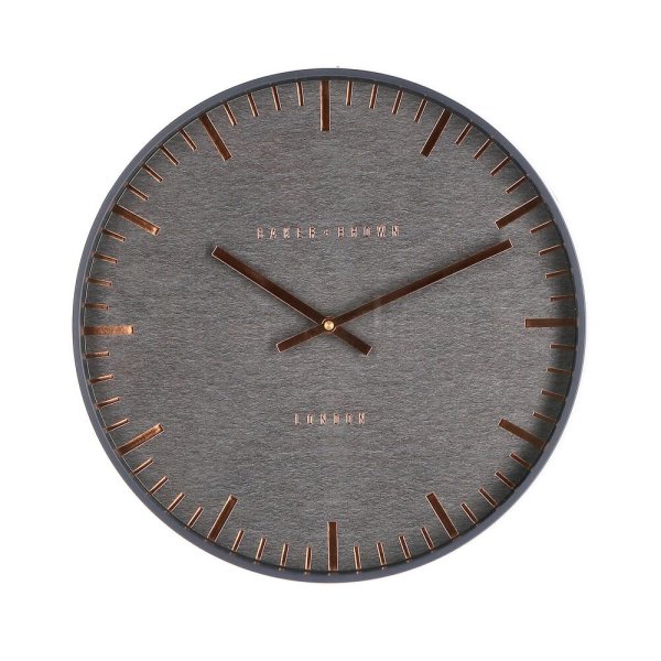 Orologio da Parete Plastica Nero Moderno Ø40 cm - EMPYREAL