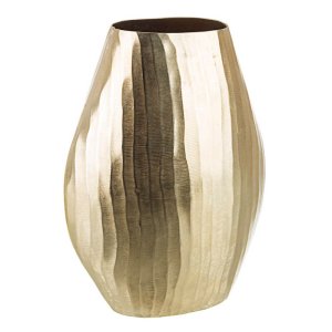 Vaso Decorativo Metallo Oro Moderno da Interno - MEI-JING