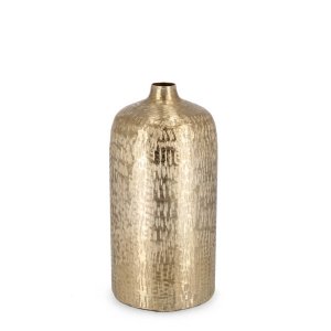 Bottiglia Decorativa Metallo Oro Moderna H38 - BROOKS