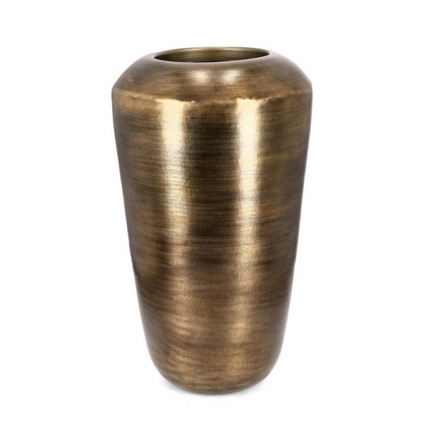 Portavaso Alluminio Antracite Moderno H89 cm da Interno - MISTRAL - Oro