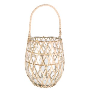 Vaso in Vetro Marrone Boho da Interno H14 cm - ASUKA