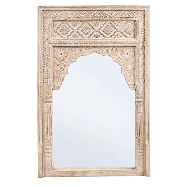 Specchio Legno Naturale Rustico da Interno 80x120 cm - GONZALEZ