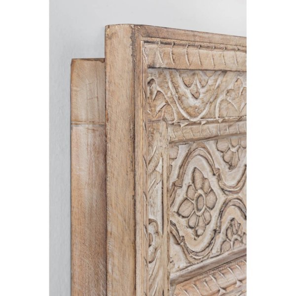 Alternative view of Specchio Legno Naturale Rustico da Interno 80x120 cm - GONZALEZ