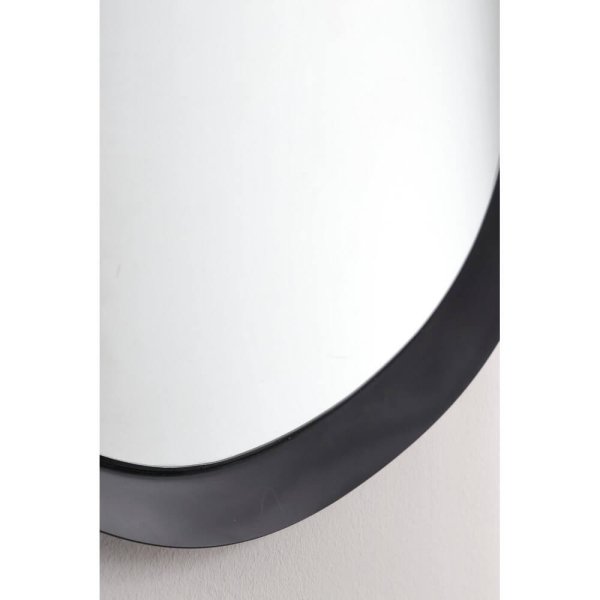 Alternative view of Specchio Nero Moderno da Parete 86x82 cm - LUCIA