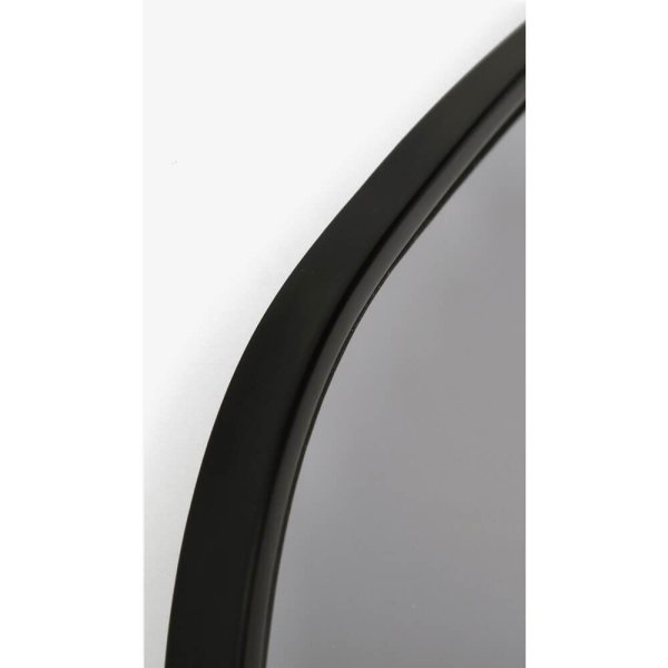 Alternative view of Set 2 Specchi Acciaio Nero Moderni da Interno 40x50 cm - PEREZ