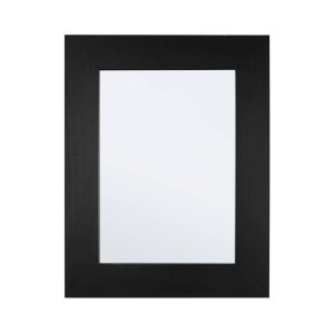 Specchio Rettangolare Legno Nero Moderno da Parete 72x92 - YOUNG