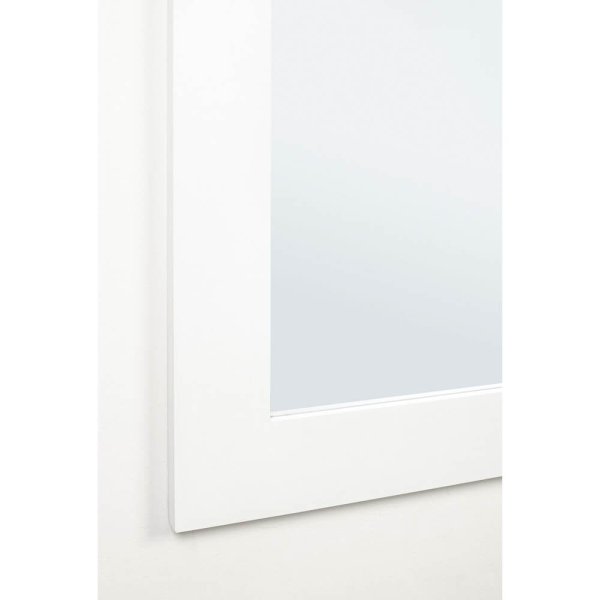 Alternative view of Specchio Rettangolare Legno Bianco Moderno da Interno 82x172 - YOUNG
